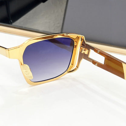 Cross-border DTS435 New Sunglasses Men's High-end Sense Fashion Versatile Box Sunglasses Women's High Version UV Protection