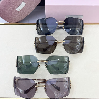 Big-name Miujia 54y Sunglasses Women's High-end Sense Zhang Yuanying, The Same Borderless Sunglasses, UV Protection and Eye Protection