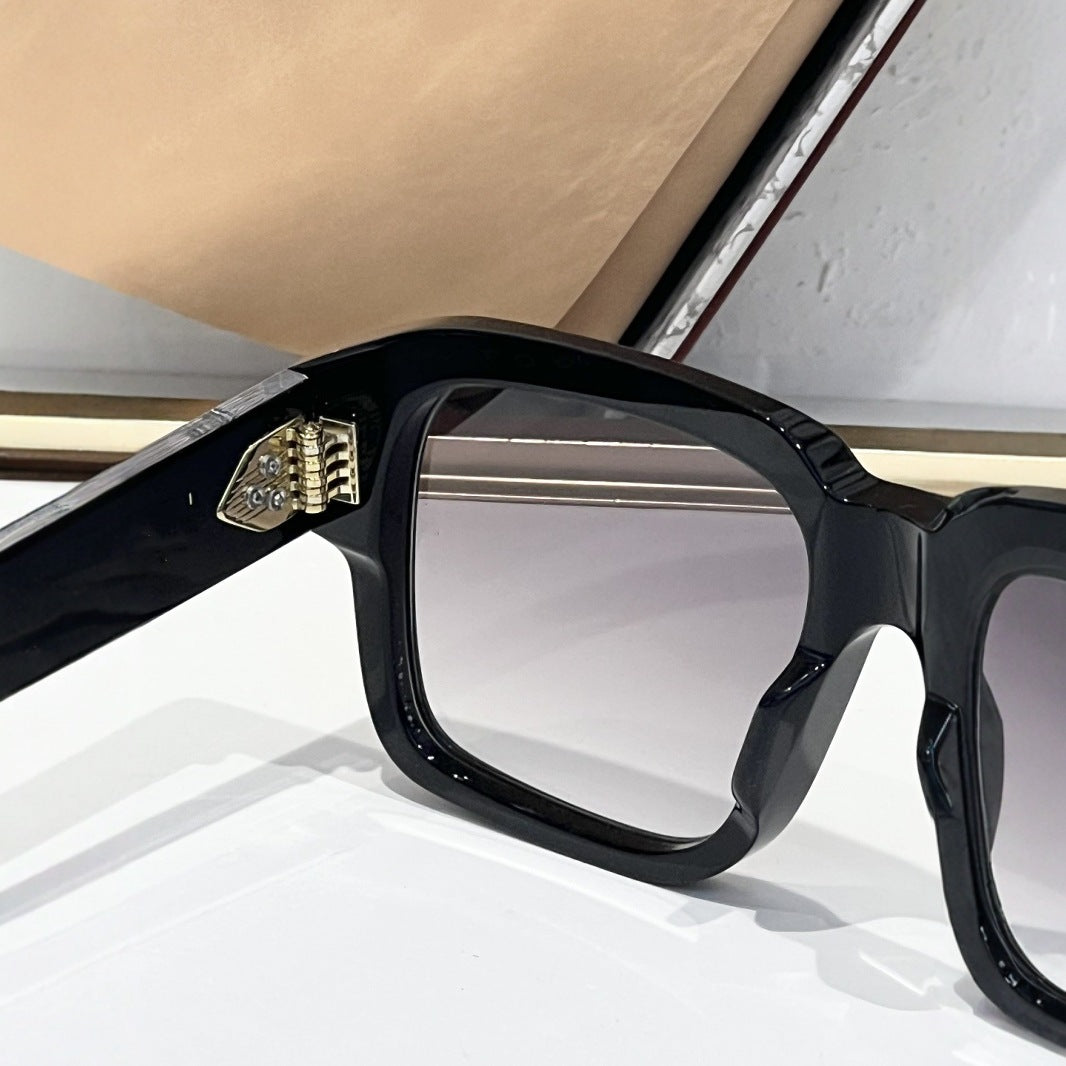 Cross-border JACQ European and American Fashion Sunglasses Men's High-end Square Plate Glasses Big-name Sunglasses Women's UV Protection