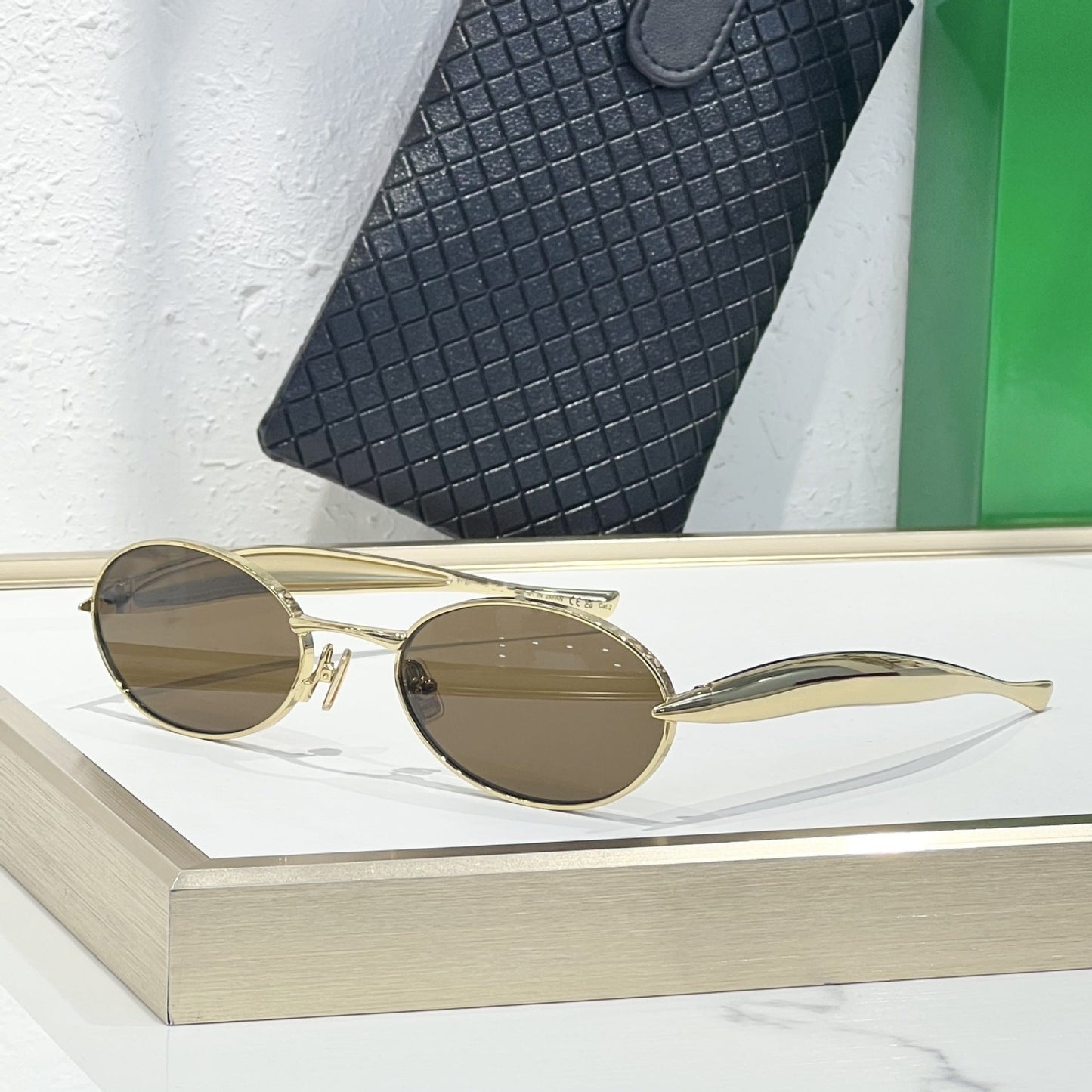 Cross-border European and American Sardines Metal Sunglasses Men's High-end Fashion Glasses Big-name Sunglasses Women's UV Protection