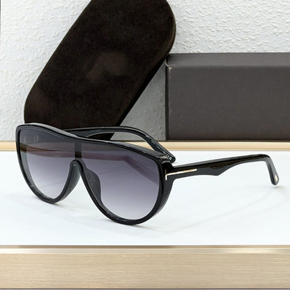 Cross-border European and American Fashion Sunglasses Men's High-end Sense Personalized Large-frame Toad Glasses Big-name Sunglasses Women's UV Protection