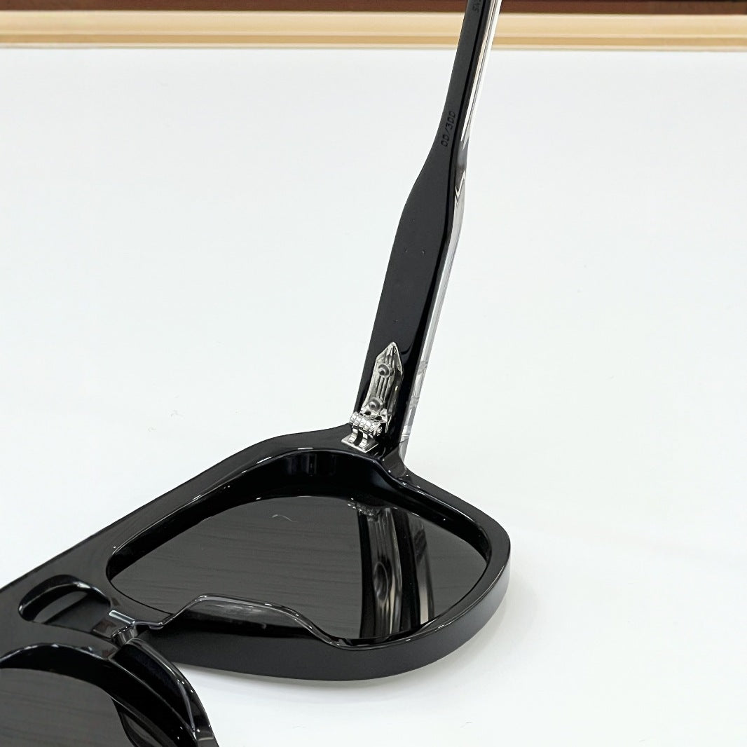 Cross-border JACQ European and American Fashion Sunglasses Men's Anti-ultraviolet Light Luxury Handmade Square Big-name Sunglasses Women's Advanced Sense