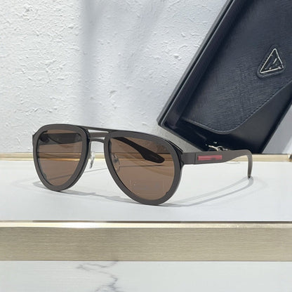 PRA Cross-border Fashion Toad Round Sports Classic Red Label Men's Sunglasses Ultra-light Outdoor Women's Sunglasses SPR56XS