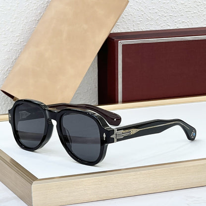 Cross-border JACQ Turquoise Japanese Handmade Glasses Fashion Sunglasses Men's High-end Sunglasses Women's UV Protection