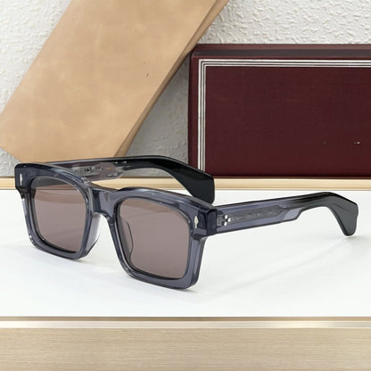 Cross-border JACQ New Fashion Box Sunglasses Men's High-end Sense Retro Versatile Sunscreen Sunglasses Women's UV Protection