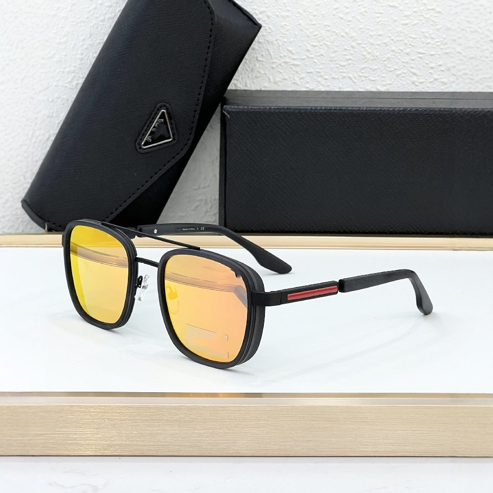 PRA Cross-border Simple and Versatile Classic Men's and Women's Fashion Sunglasses Large Frame Outdoor Sports Sunglasses SPR51XS