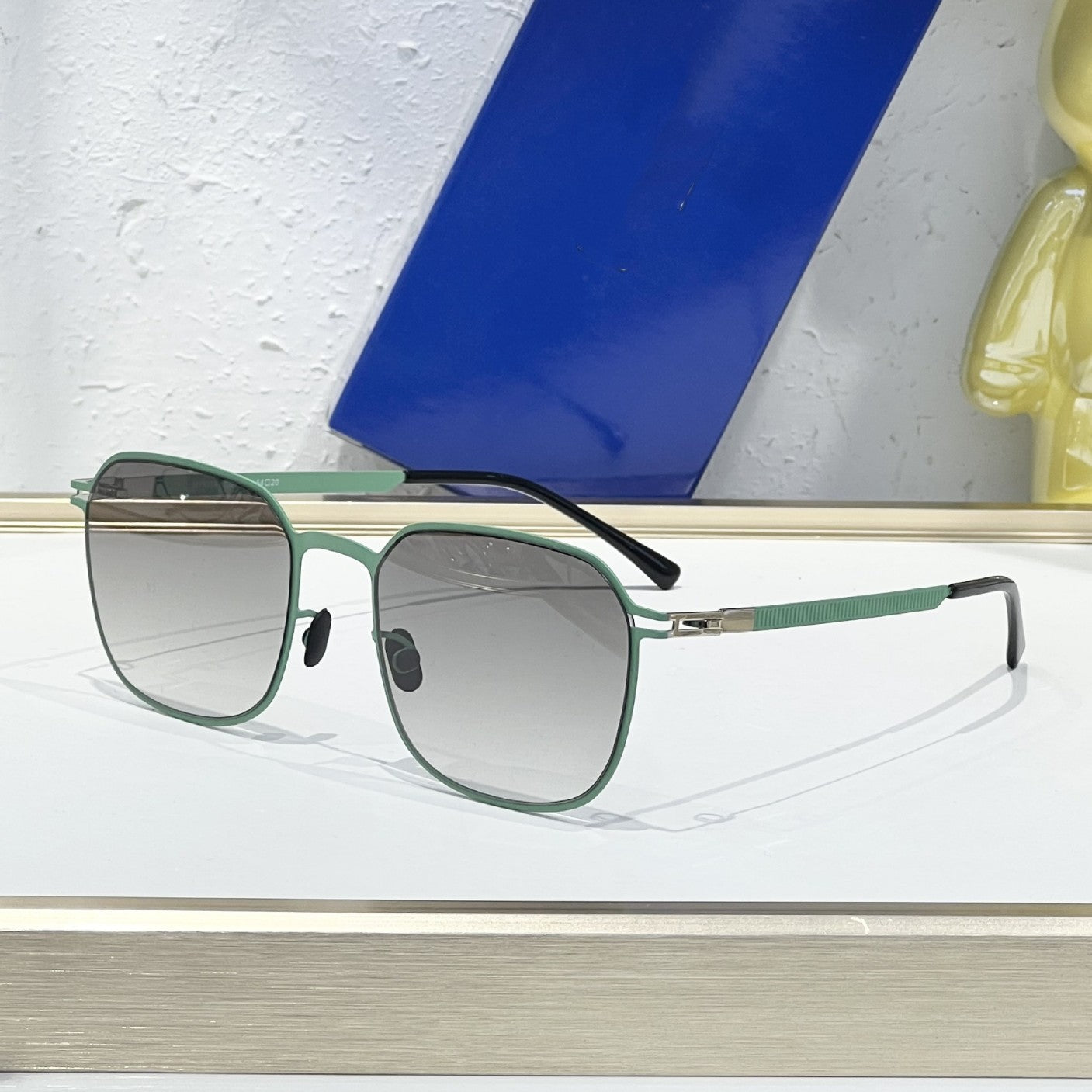 Cross-border Fashion Square Sunglasses Men's High-end Sense Light Luxury Versatile High Version Sunglasses Women's UV Protection ILEICA