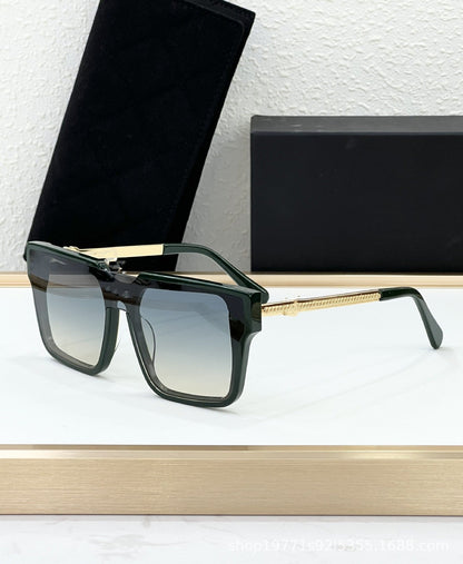 Cross-border Arc De Triomphe New Sunglasses Women's High-end Fashion Square Street Shot Large Frame Sunglasses Moisture UV Protection