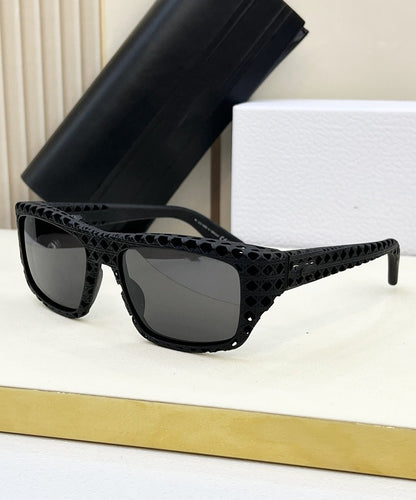 Cross-border New Light Luxury Fashion 3D Printing Cool Hollow Ultra-light Spice Girl Women's Sunglasses Outdoor Sunscreen Men's Sunglasses
