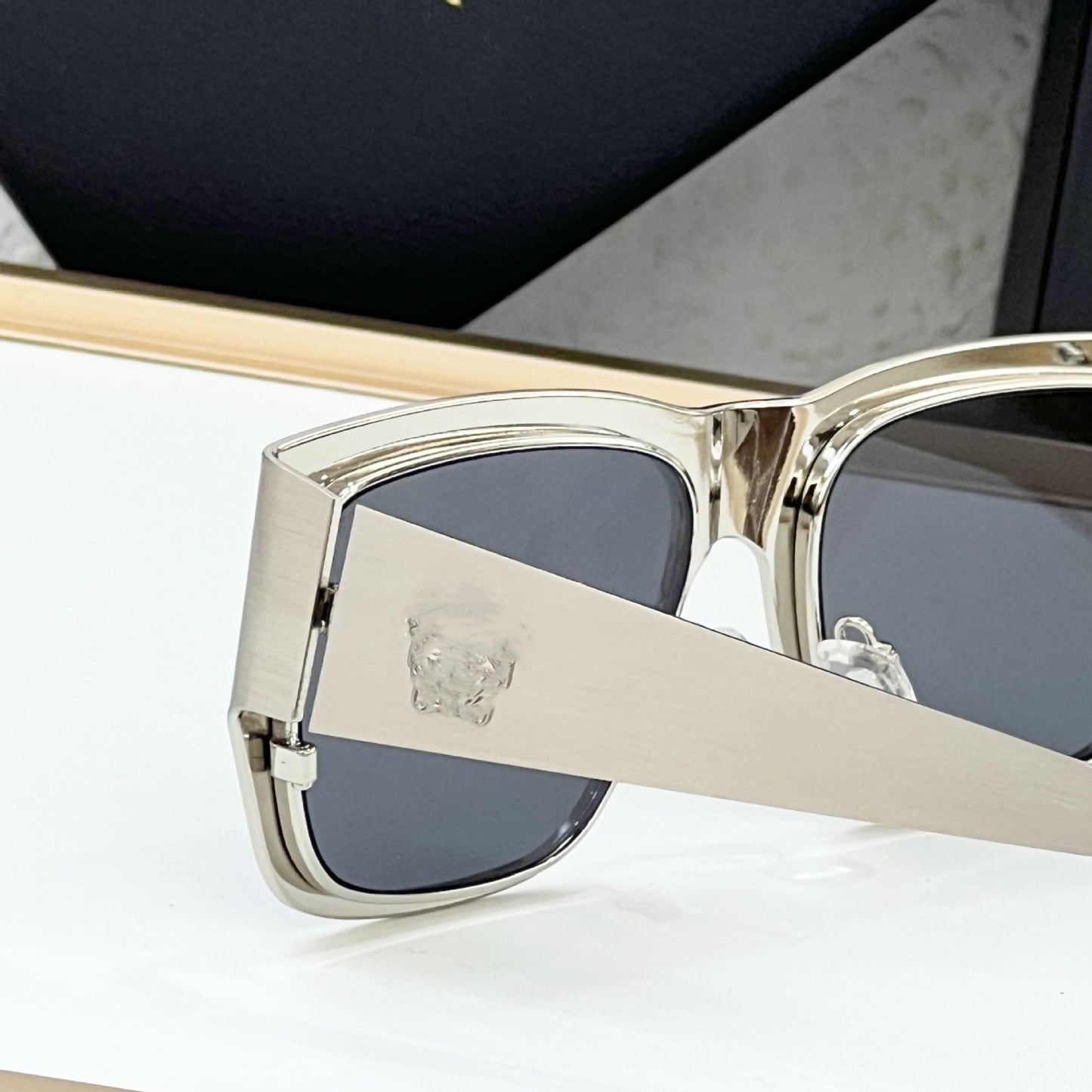 Cross-border Special Supply for Fan Family Personalized Box Sunglasses Men's Outdoor Sunshade Fashion Sunglasses Women's Advanced Sense of Anti-ultraviolet