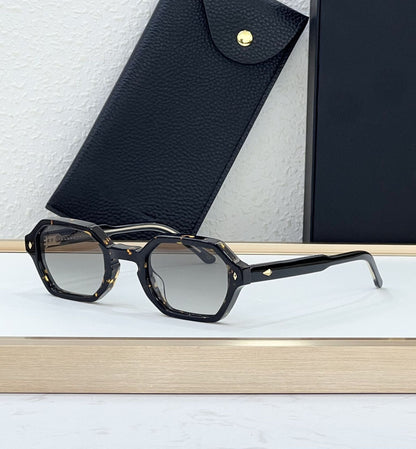 Cross-border JUDE Fashion Handmade Sunglasses Luxury Resort Trendy Version Hexagonal Square Anti-UV Sunglasses Unisex