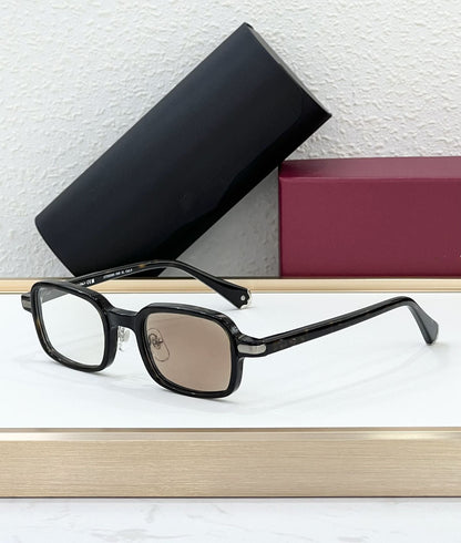 CAR New Rectangular Full Frame Simple Plate Personalized Sunglasses Men's and Women's Color-changing Sunglasses UV Protection CT0539S