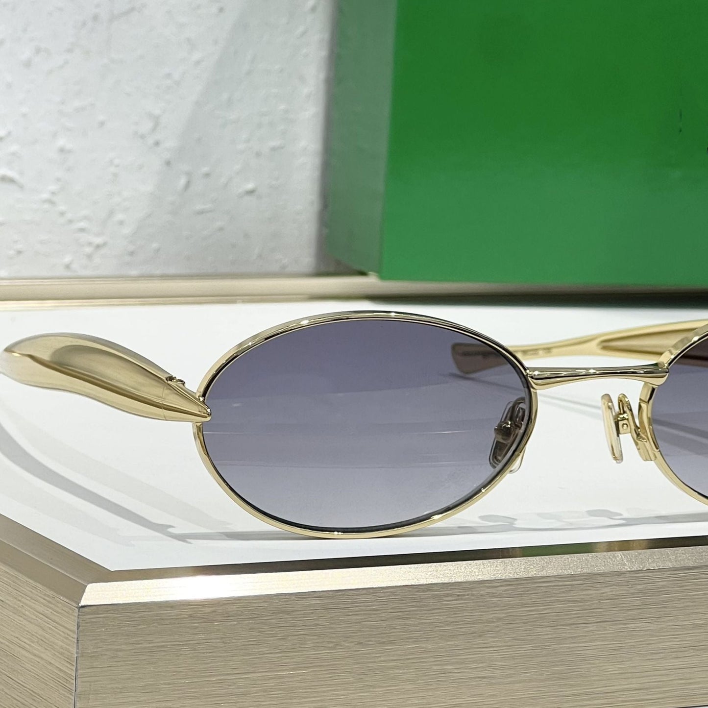 Cross-border European and American Sardines Metal Sunglasses Men's High-end Fashion Glasses Big-name Sunglasses Women's UV Protection