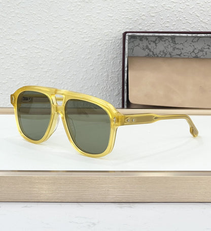 Cross-border JACQ European and American Fashion Sunglasses Men's Anti-ultraviolet Light Luxury Handmade Square Big-name Sunglasses Women's Advanced Sense