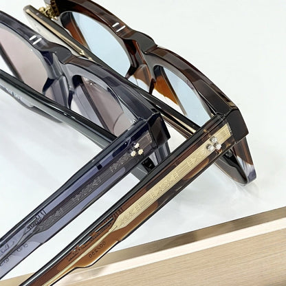 Cross-border JACQ New Fashion Box Sunglasses Men's High-end Sense Retro Versatile Sunscreen Sunglasses Women's UV Protection