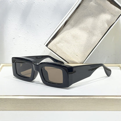 JACQU JAC235 TOP QUALITY Fashion Light Luxury Heavy Plate Square Vacation UV-proof Men's and Women's Sunglasses