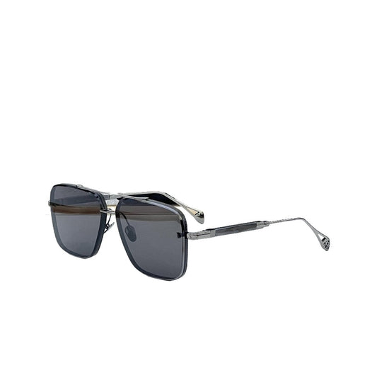 Cross-border New Personalized Metal Sunglasses UV-proof Sunglasses Men's Fashion Advanced Sense of Gradual Change Lenses Trend Women