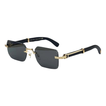 Cross-border CAR High-grade Wooden Frameless Sunglasses Men's High-end Sense European and American Fashion Big-name Sunglasses Women's UV Protection